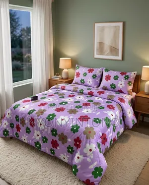 4pcs Duvet 4×6,5×6 Pillows, 1bedsheet and 1 Duvet