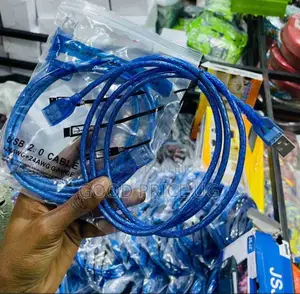 Blue Transparent USB 2.0 Extension Cable
