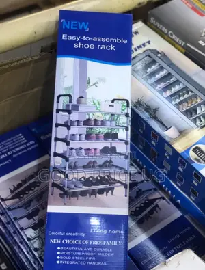 Living Home 6-Tier Easy-to-Assemble Shoe Rack