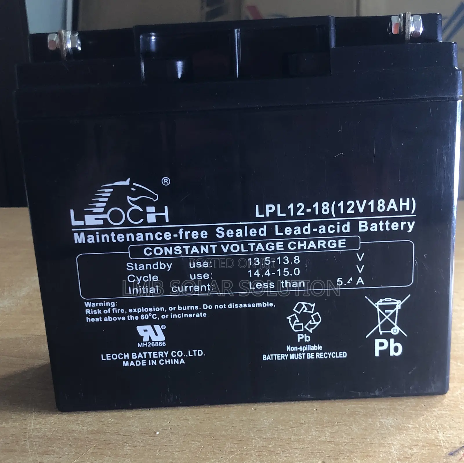 Leoch 12V -18ah Battery
