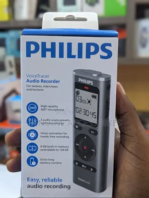 Philips Voice Tracer Audio Recorder 8gb Inbuilt (Dvt1170)