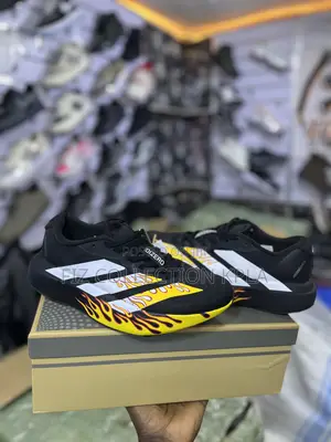Adidas Adizero Flame Running Shoes – Black/Yellow