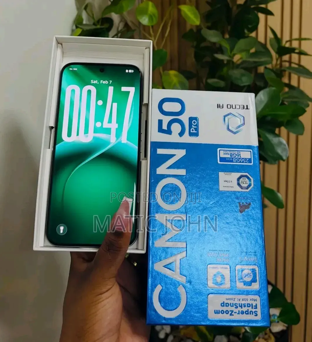 New Tecno Camon 50 Pro 256 GB Gray