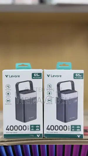 Levore 40000mah 65W Fast Charging Portable Power Bank
