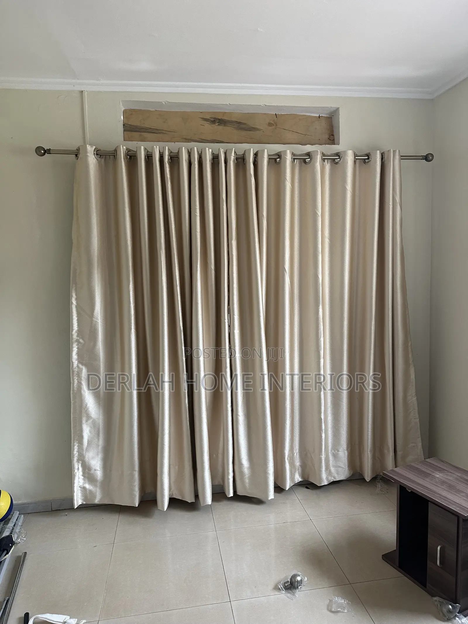 Curtains /Per Meter in Grey / Brown / Cream