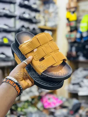 Black, Caged-Style Sandals