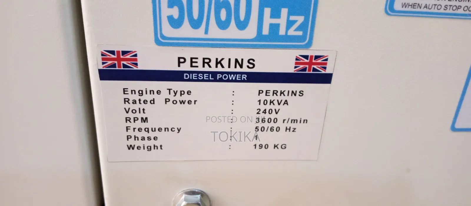 Perkins 10kva Generator P