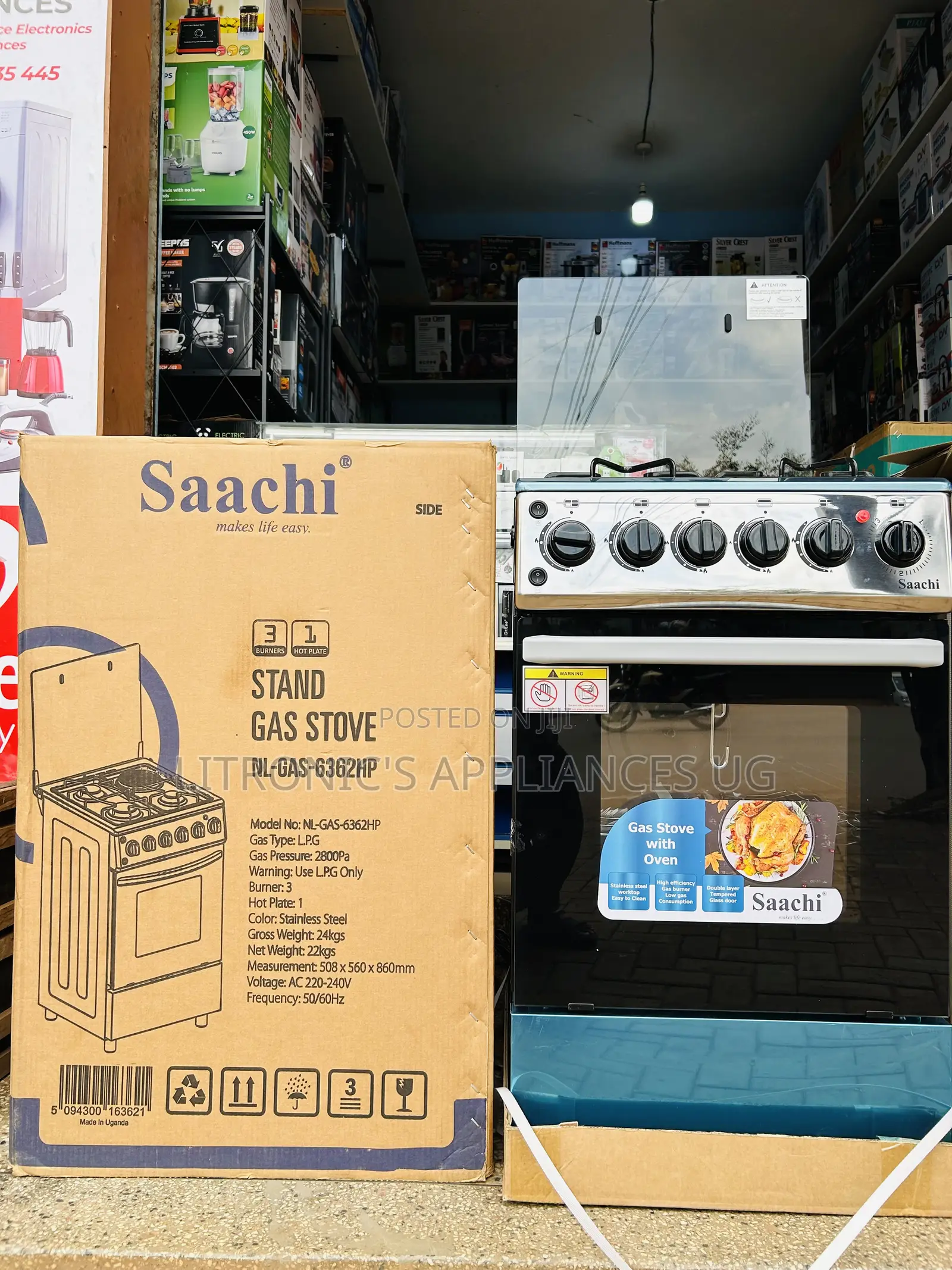 Saachi 3+1 Gas Stove