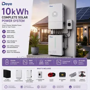 Deye 10kWh Lithium Solar System | 6000 Cycles | 8kW Hybrid