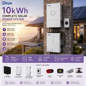 10kWh Deye Lithium Solar Power Backup System 8kW 48V