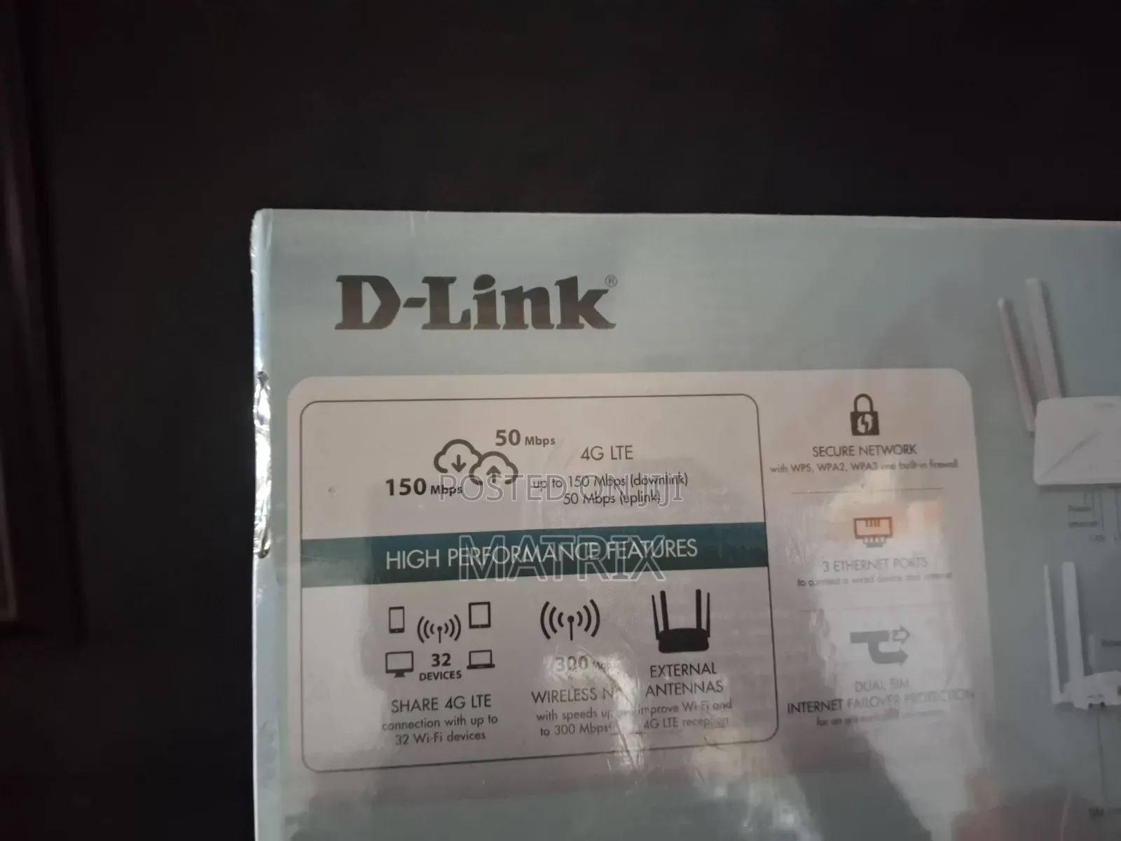Dlink Dual Sim 4GLTE Wi-Fi Router
