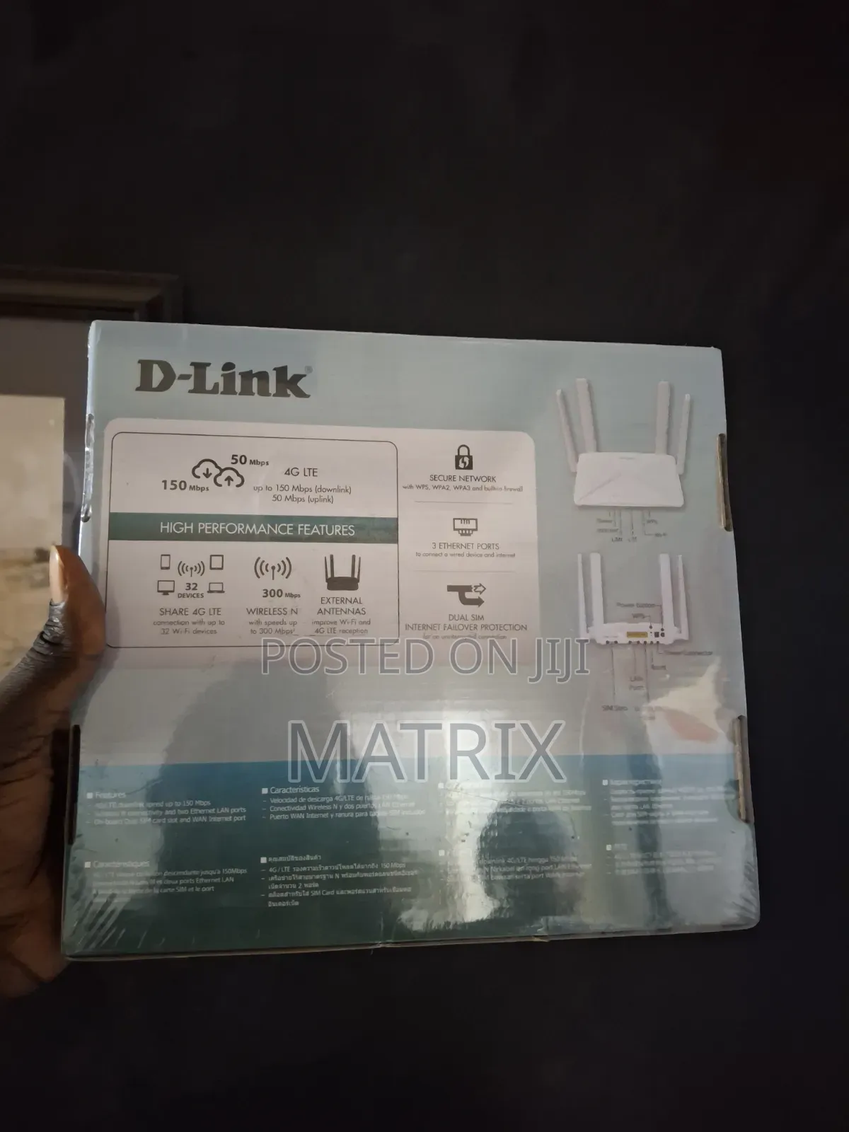 Dlink Dual Sim 4GLTE Wi-Fi Router
