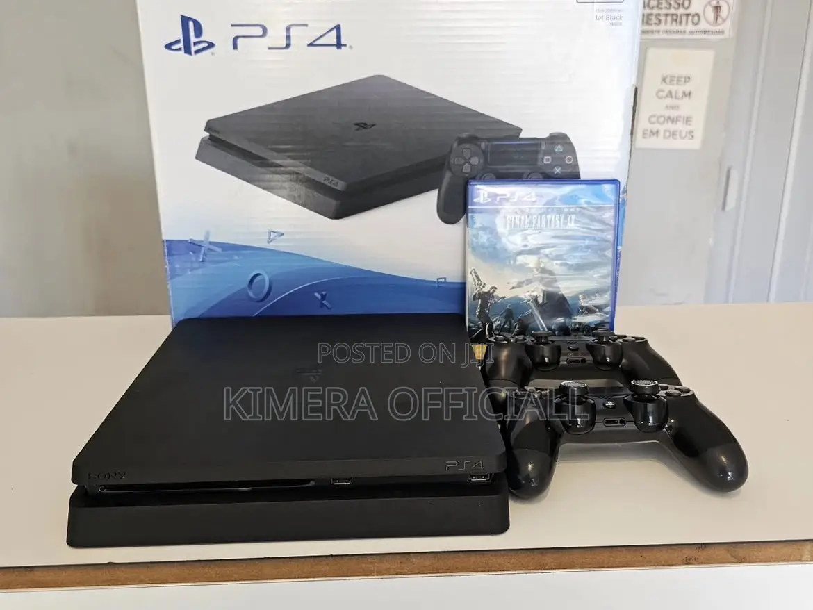 PS4 Slim With 12 Games, 2pads. Better Than a Fake Promisor.