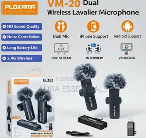 Plokama VM-20 Wireless Lavalier Microphone System