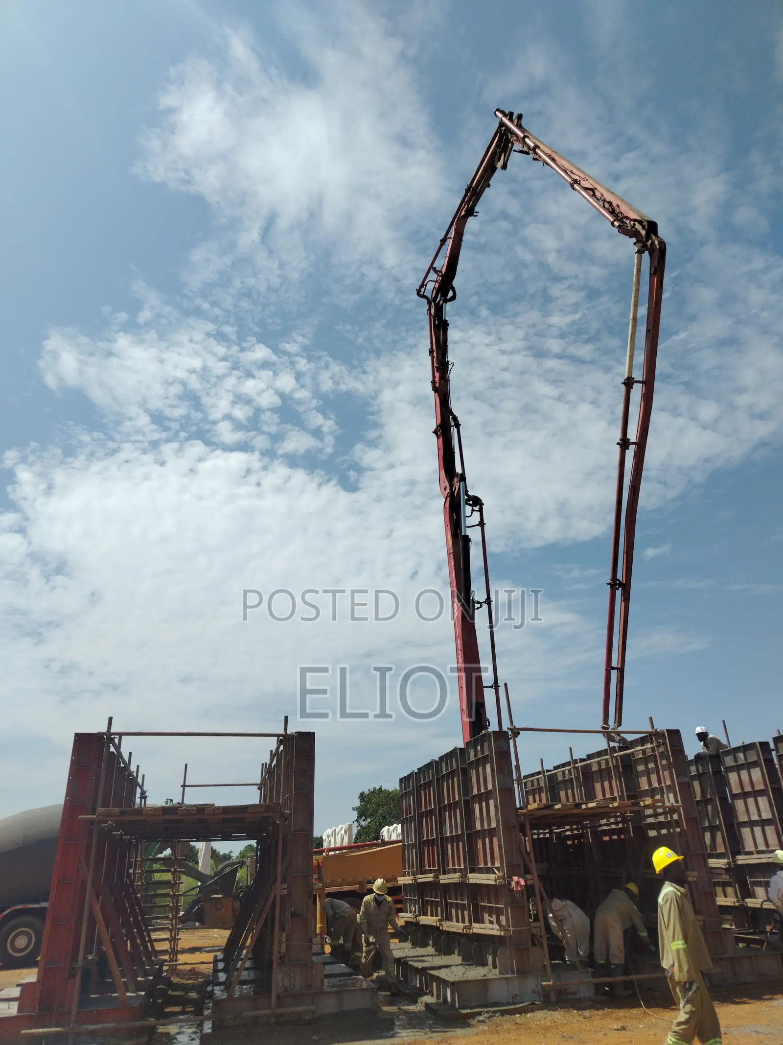 Concrete Mixers and Boom Pump