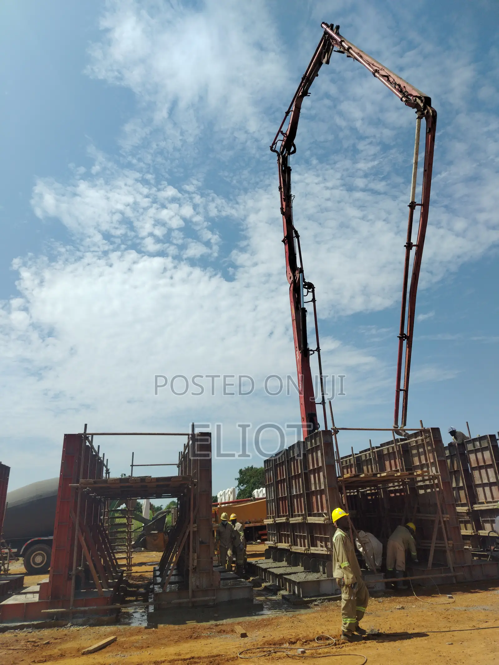 Concrete Mixers and Boom Pump