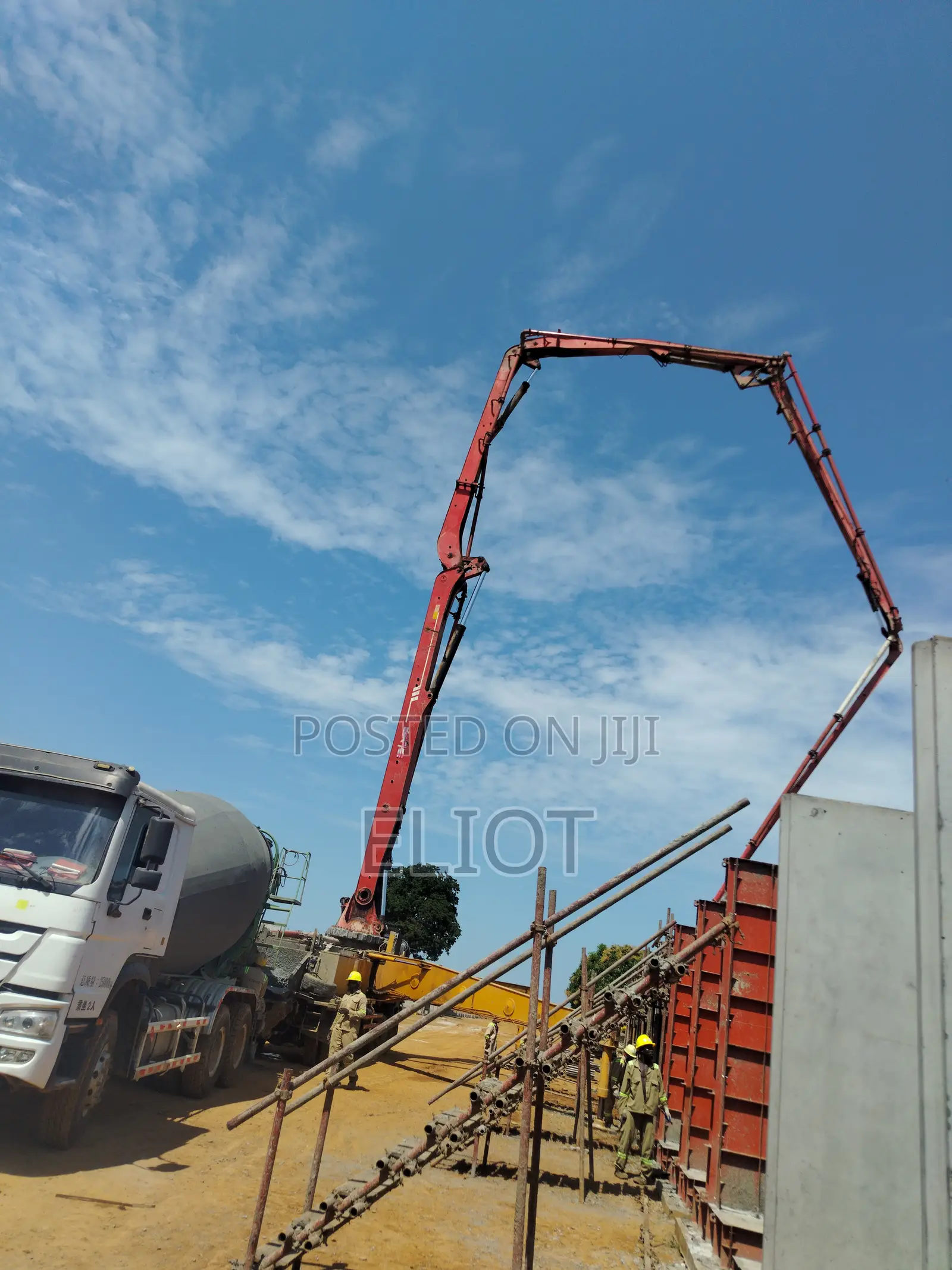 Concrete Mixers and Boom Pump