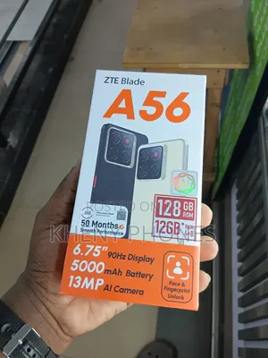 New ZTE Blade A56 128 GB Black