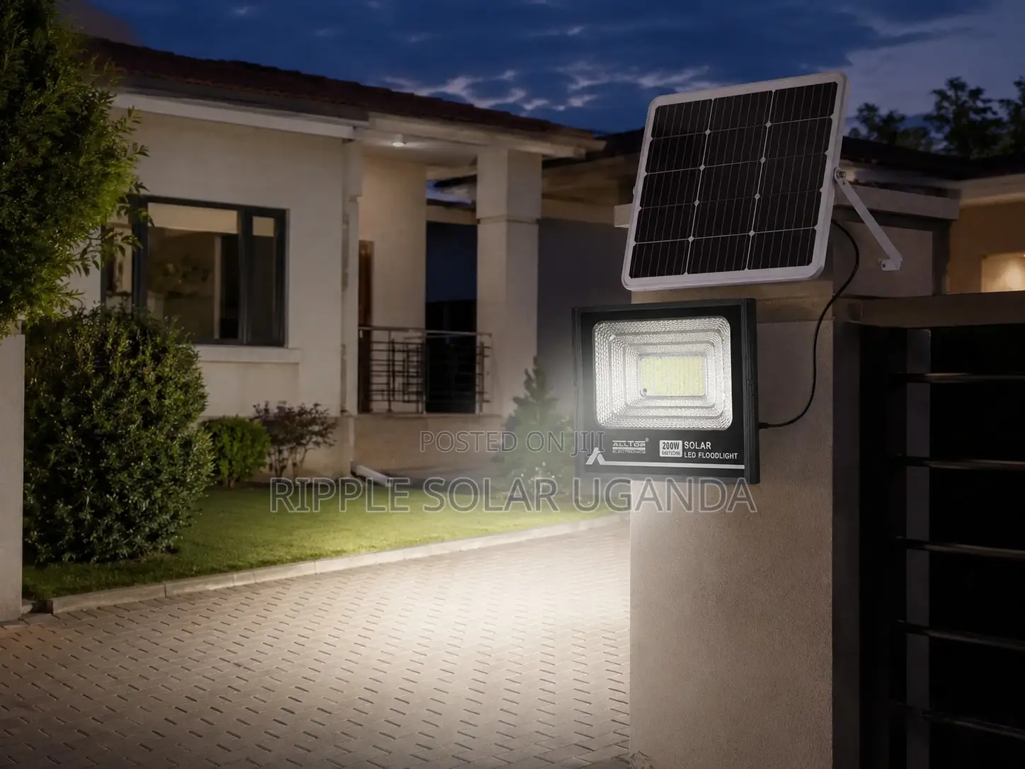 200W Solar Flood Light Waterproof Outdoor Security LED Lamp