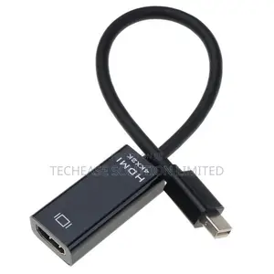 Mini DisplayPort to HDMI Adapter – Mini DP Male to HDMI Female