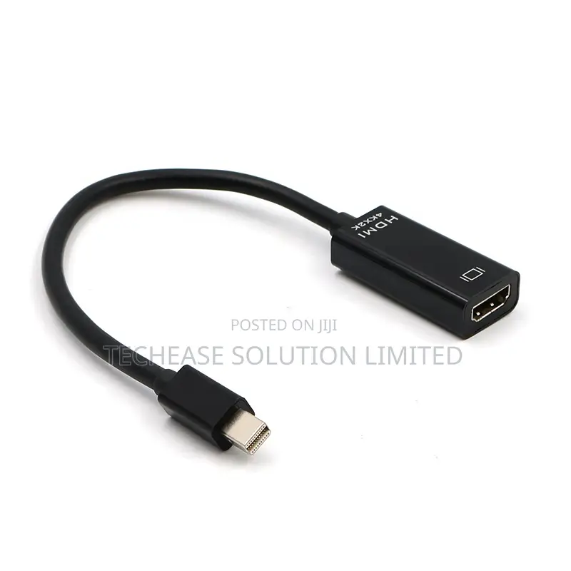 Mini DisplayPort to HDMI Adapter – Mini DP Male to HDMI Female
