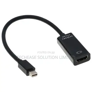 Mini DisplayPort to HDMI Adapter – Mini DP Male to HDMI Female