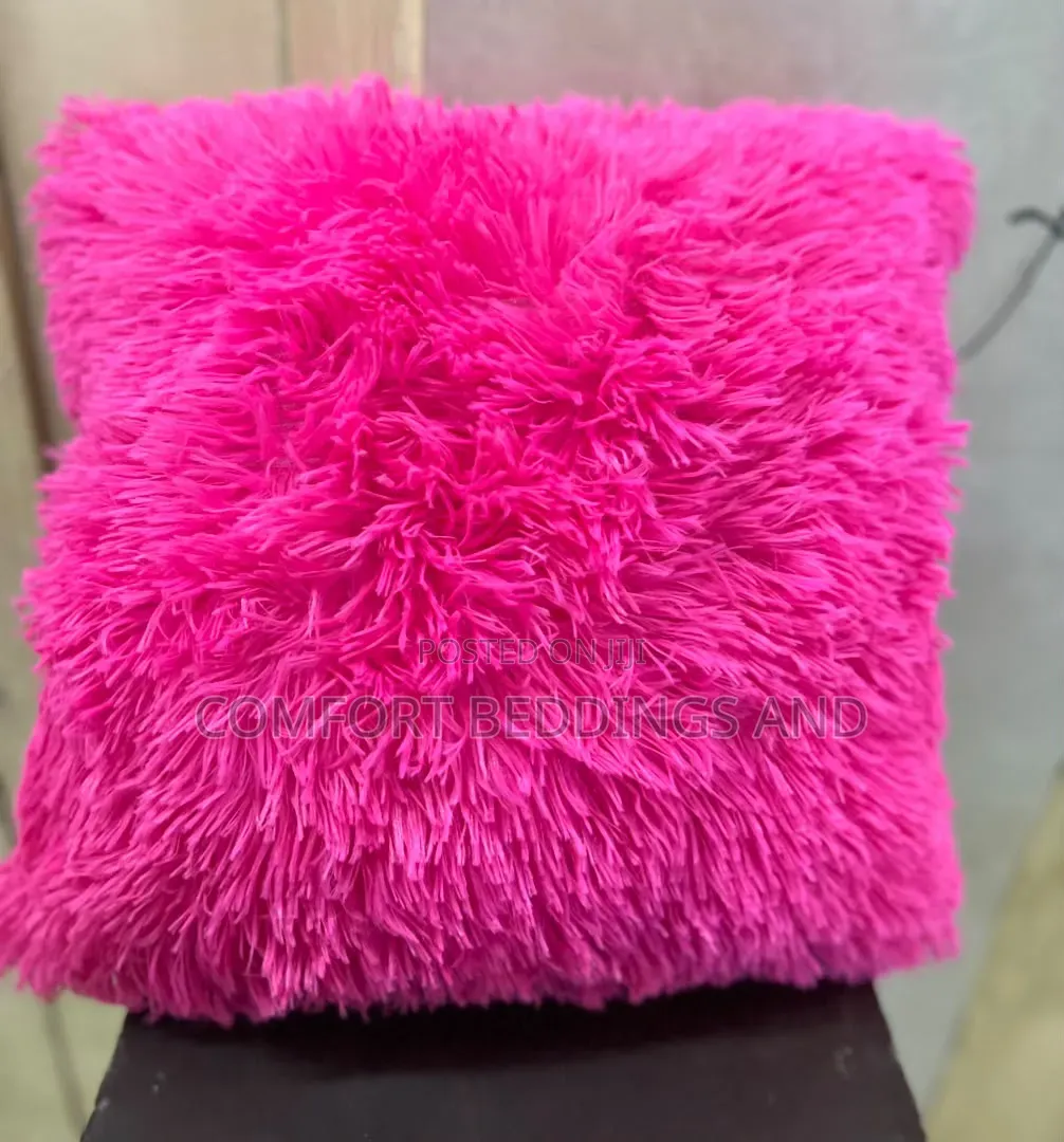 Fluffy Cushions Pink
