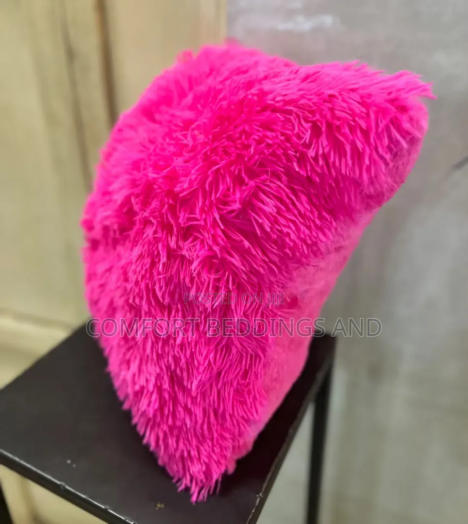 Fluffy Cushions Pink