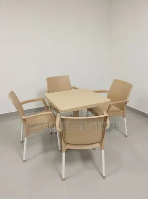 Full Set Plastic Outdoor Table and Chairs Plastic Table and Chairs