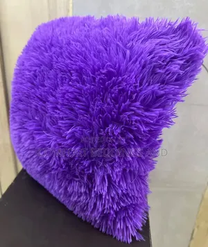 Fluffy Cushions Purple