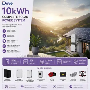Premium Deye 10kWh Home Solar System | Smart BMS | 6000 Cycles