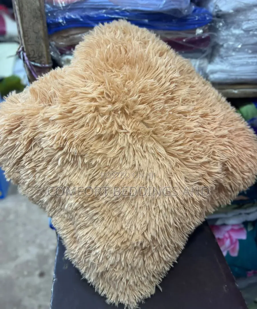 Fluffy Cushions Brown