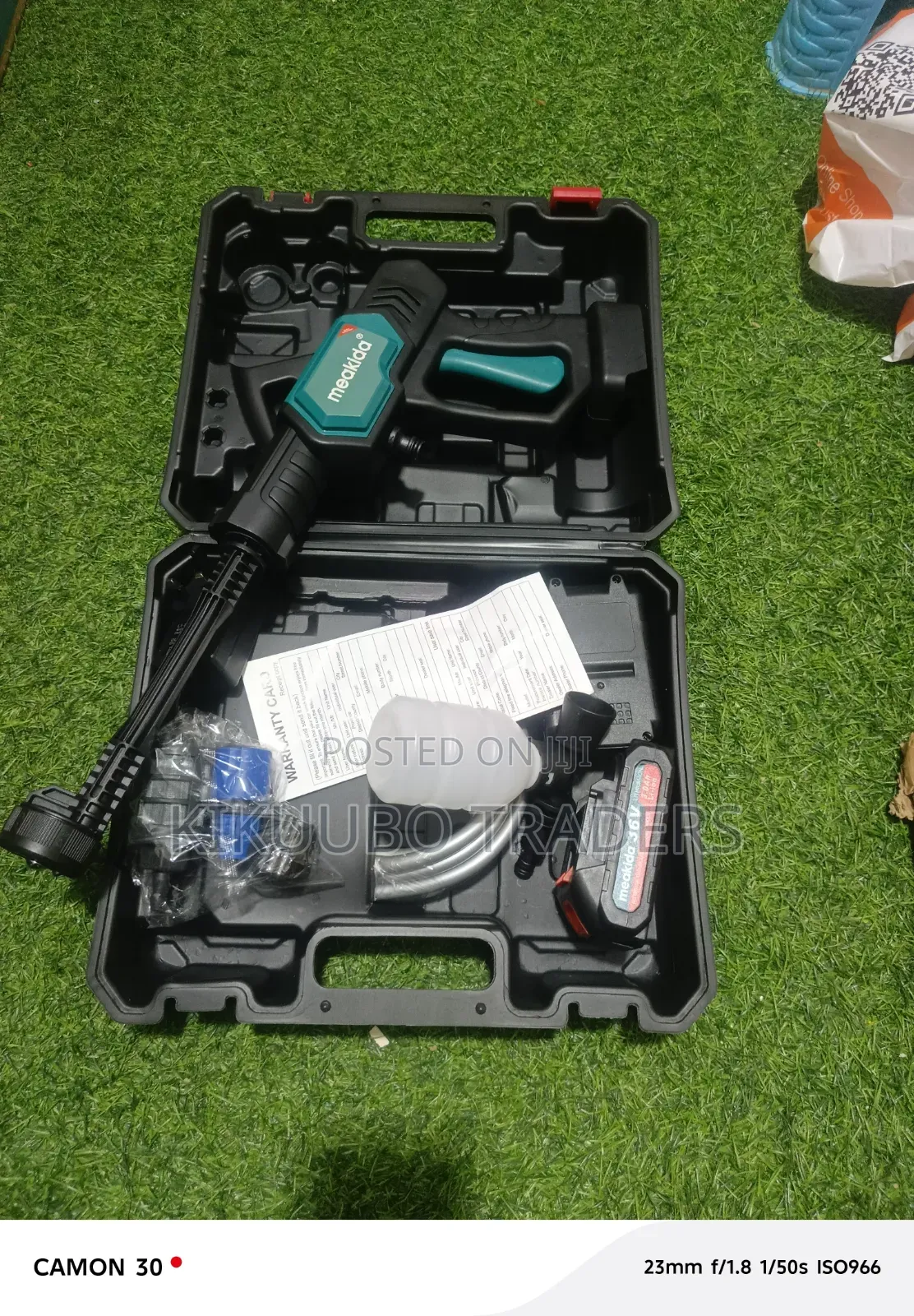 6in1 Nozzle Cordless Power Washer 18V Battery,