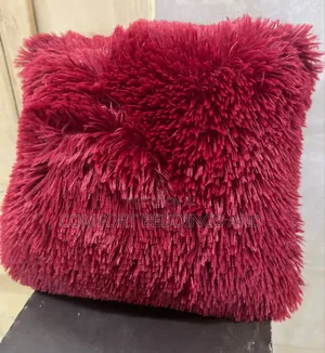 Fluffy Cushions Maroon