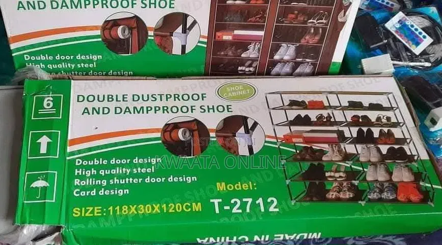 Folding Shoe Rack- Double 6 Layer. Shoe Organiser Multipurpose Rack