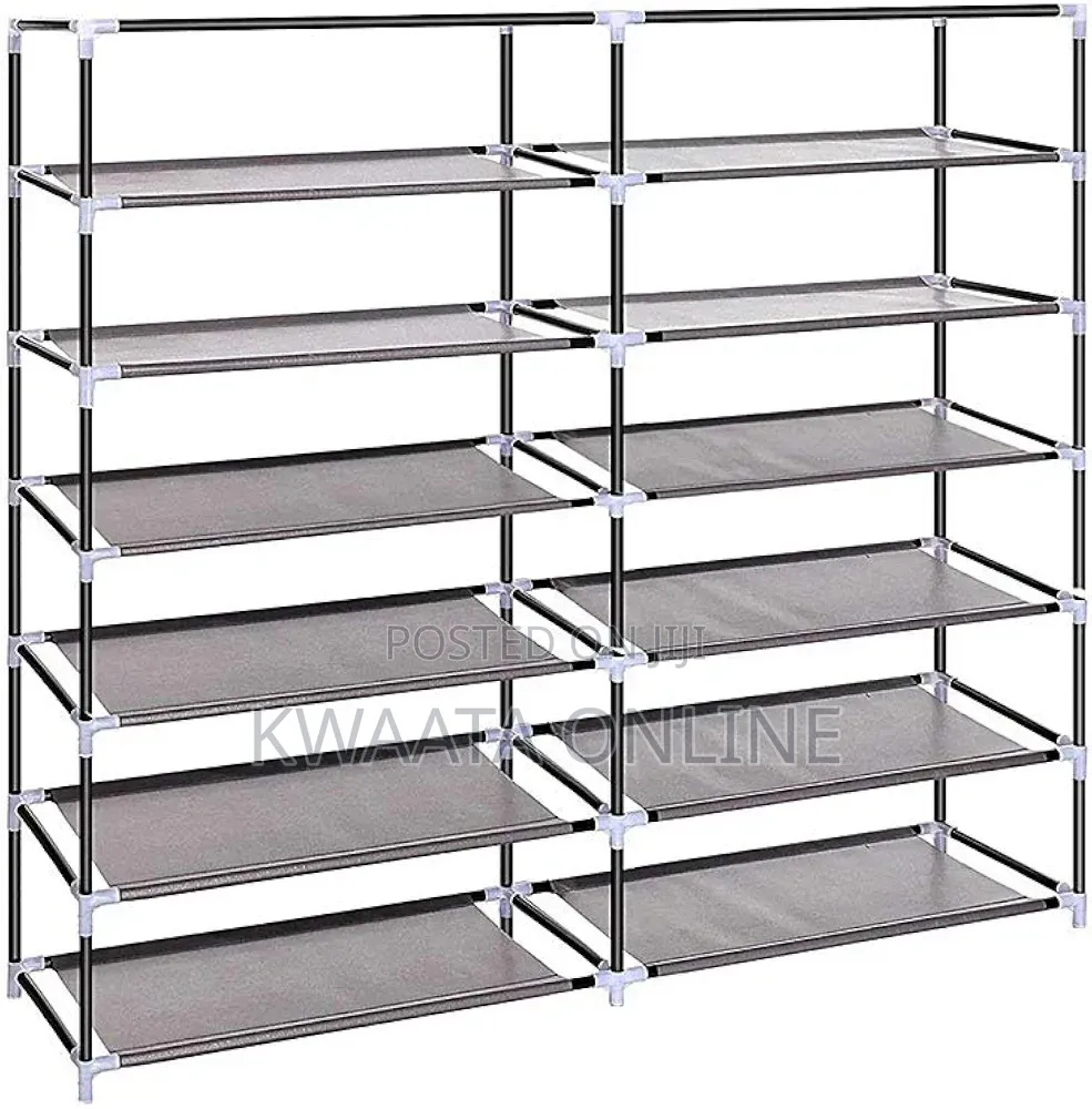 Folding Shoe Rack- Double 6 Layer. Shoe Organiser Multipurpose Rack