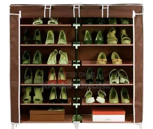 Folding Shoe Rack- Double 6 Layer. Shoe Organiser Multipurpose Rack