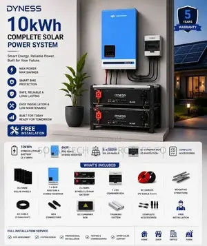 Dependable 10kWh Lithium Battery Solar Backup System- Full Package