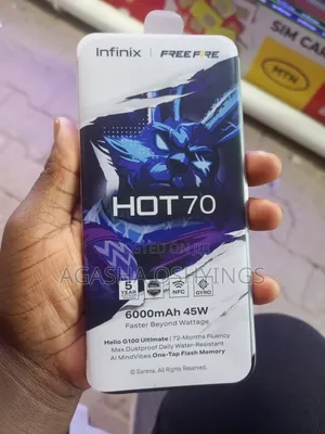 New Infinix Hot 70 128 GB Black