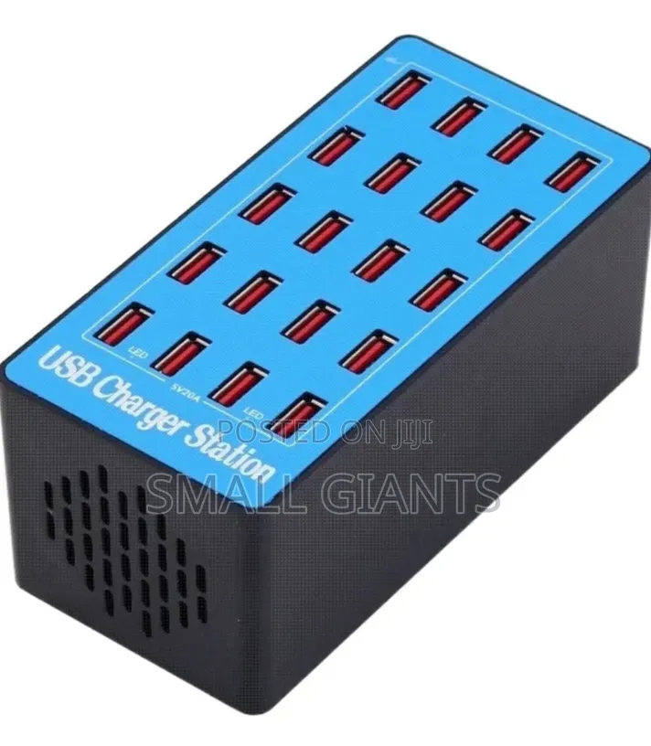 20 Port USB Charging Station Power