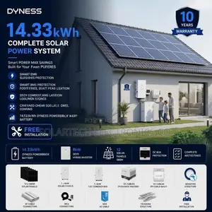 14.33kWh Dyness Lithium Solar Power System 10-Year Warranty