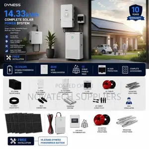 Dyness 14.33kWh Complete Solar Kit With 12 X 580W Panels