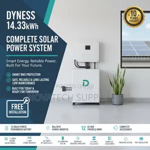 7. 33kWh Off Grid Solar System With Premium Dyness Battery