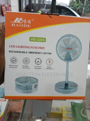 Portable Led Table Fan