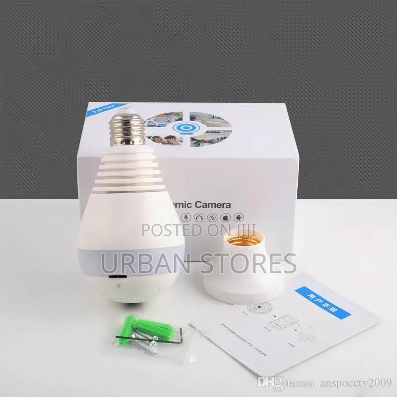 V380 Bulb Light Wireless Panoramic IP Camera
