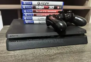 PS4 Slim With 12 Games, 2pads. A True Ugandan Adventure.