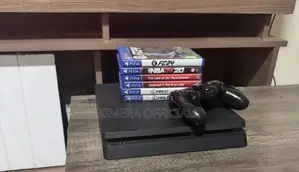 PS4 Slim With 12 Games, 2pads. No More Boring Nights, Man.