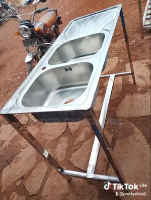 Commercial Stainless Sink Double Bowl