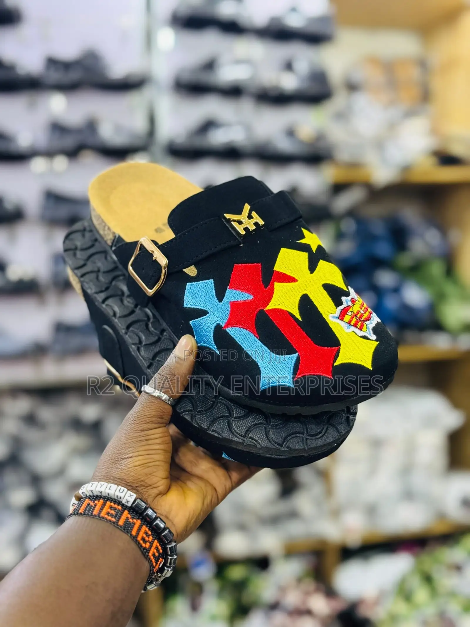 Custom Streetwear Patchwork Clogs