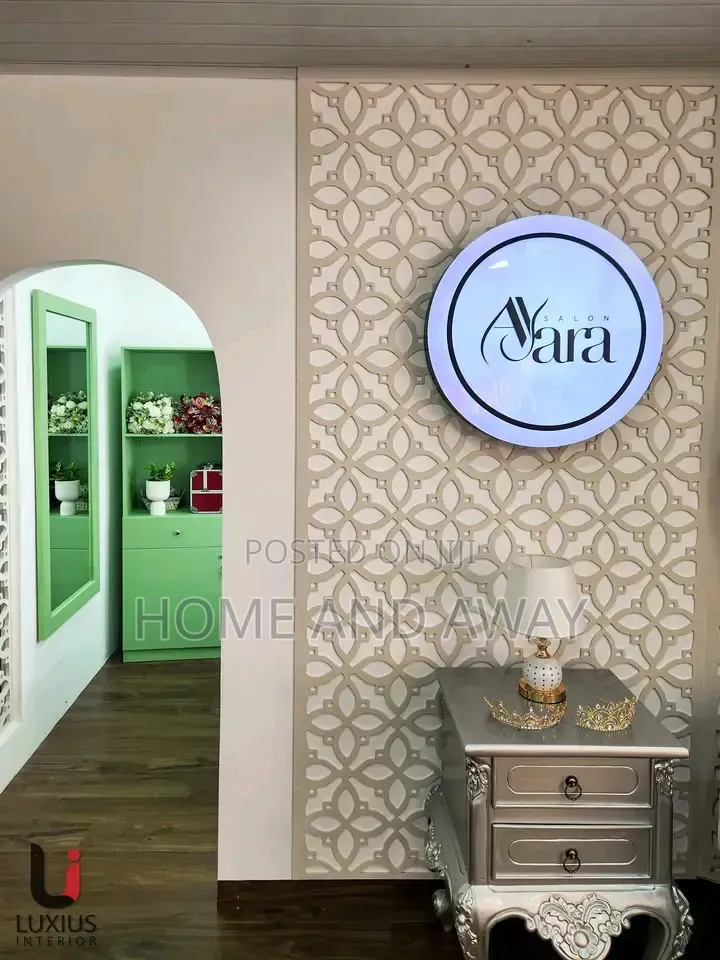 Salon Setup/Salon Interior Designing Finishing Experts in Kampala